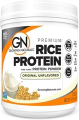 Growing Naturals Organic Premium Rice Protein Powder, Vanilla Blast, 23 Servings