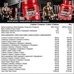 AMINO COMPLEX 120 TABLETS – Whey Protein Pills – BCAA Amino Acids – Bodybuilding