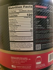 optimum nutrition whey protein chocolate 58 servings exp 4/2028