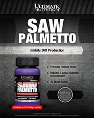 Ultimate Nutrition Saw Palmetto – 100 Softgels