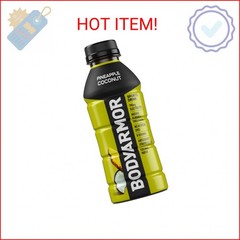 BODYARMOR Sports Drink, Pineapple Coconut, Electrolyte Drink Hydration, 16 Fl Oz