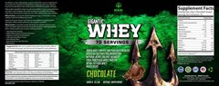 5lb GIGANTIC-WHEY Protein Chocolate