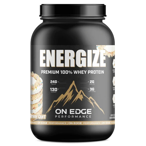 2lb ENERGIZE 100% WHY PROTEIN (Birthday Cake) – EXP 05/2026