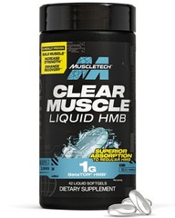 Muscletech HMB Supplements 1000mg, Clear Muscle (42 Liquid Softgels) – Highest G