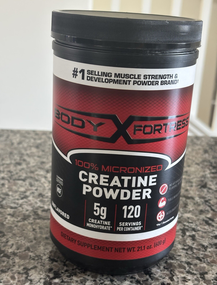 Body Fortress Micronized Creatine Monohydrate Powder Unflavored 21.1 oz