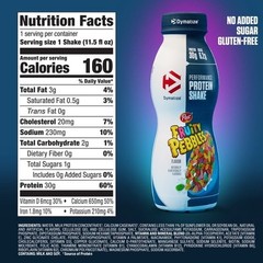 Dymatize Performance Protein Shake Fruity Pebbles 30g Protein 12 Pack Case New