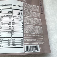 Cure Hydration Electrolyte Drink Mix Powder Tropical Variety 8 Packets 2.2 oz