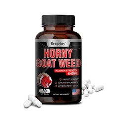 Horny Goat Weed-with Maca,Saw Palmetto,Ginseng,L-Arginine for Men&Women