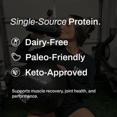 Grass Fed Beef Protein Isolate Powder – 31g Protein per Serving – Zero Carb, …
