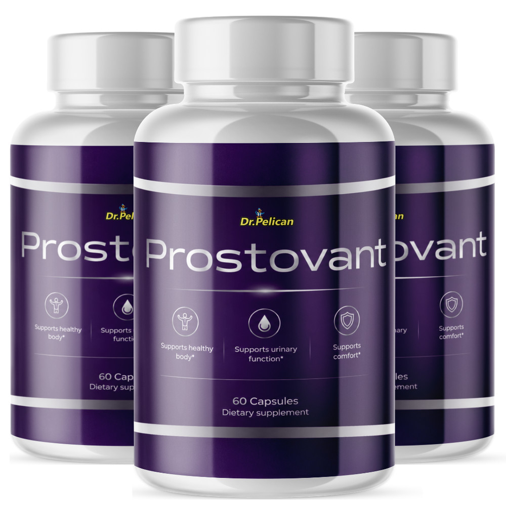 Prostovant- Prostate Support- 3 Bottles- 180 Capsules