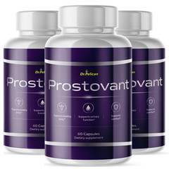 Prostovant- Prostate Support- 3 Bottles- 180 Capsules