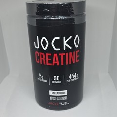 JOCKO FUEL Creatine Monohydrate Powder Unflavored 16oz Muscle Strength