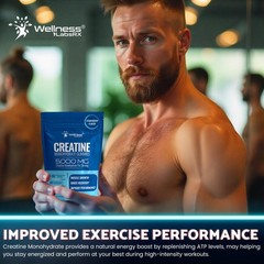 Creatine Gummies 5000mg, 30 Servings Creatine Monohydrate Gummies – Third-Par…