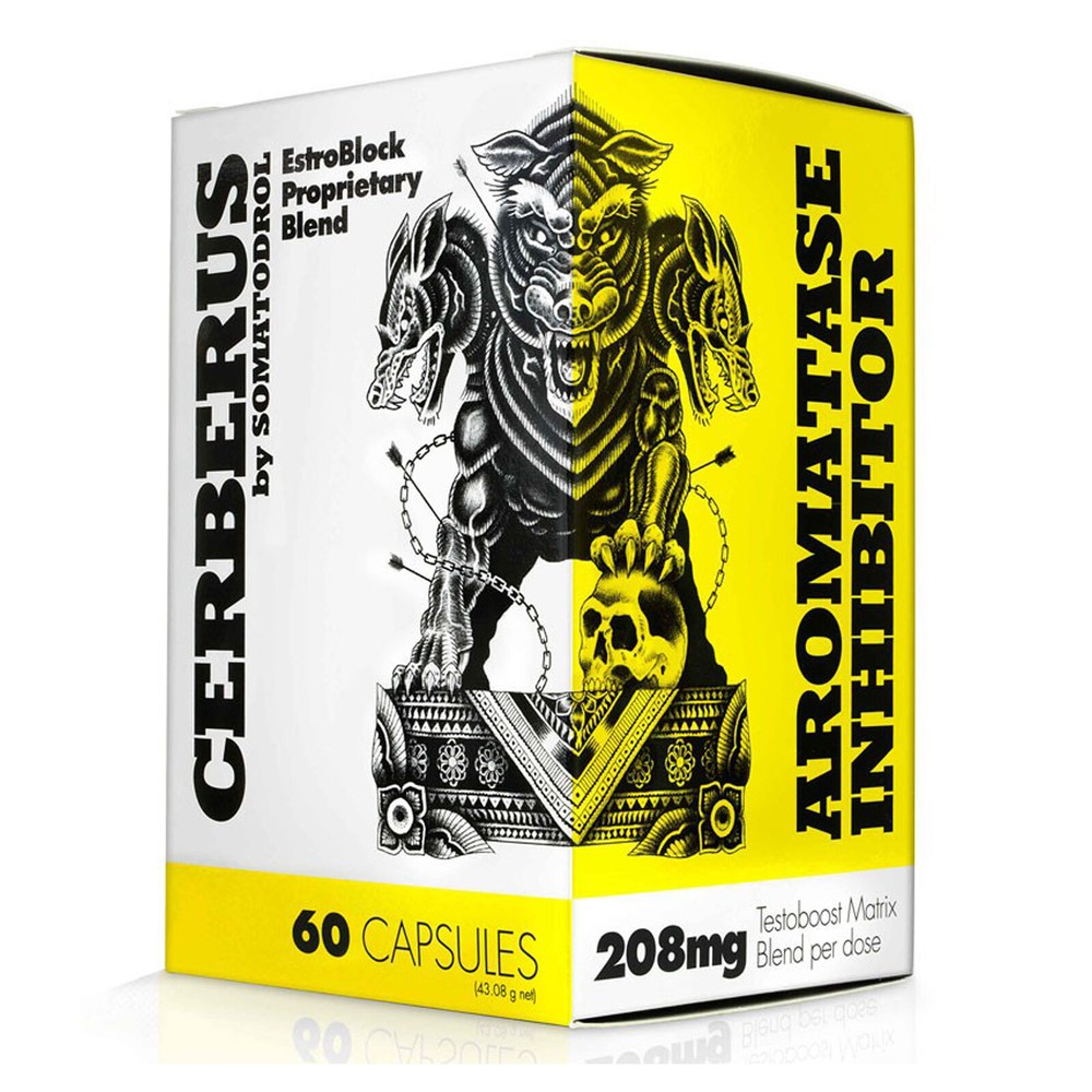 CERBERUS – PREMIUM Testosterone Booster & Estrogen Blocker – Muscle Mass Builder