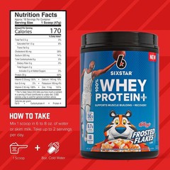 Post-Workout SIXSTAR Whey Protein with Immune Support – 30g Protein, 1.8 lbs