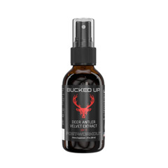 BUCKED UP DEER ANTLER VELVET SPRAY IGF-1 Post-Workout Recovery 2 Fl Oz His