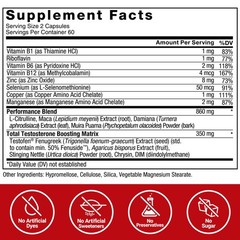 Force Factor Test X180 Alpha Testosterone Booster For Men Testosterone