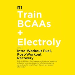 RULE 1 Train BCAAs 30 serv Fruit Punch Stim Free Intra Workout 450g