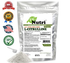 L-CITRULLINE Powder -Pure -Increase Performance -NON GMO -Cardio -All Sizes