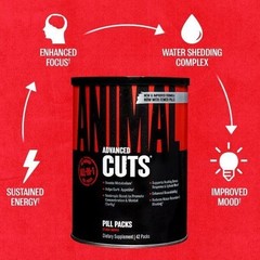 Universal Animal Advanced Cuts Thermogenic Fat Burner Cutting Pills 42 Packs New