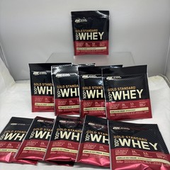 10X Optimum Nutrition Gold Standard 100% Whey Protein Powder 1 SERV VANILLA B95
