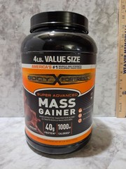 Body Fortress Super Advanced Mass Gainer 40g Protein Chocolate 4 LB 11/2026