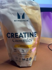 MyProtein Creatine Gummies Lemon 90 Count 5g Creatine 18 Servings NEW