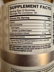 Jack Factory Creatine Gummies – Lemon 150ct Gummies Exp 03/2027
