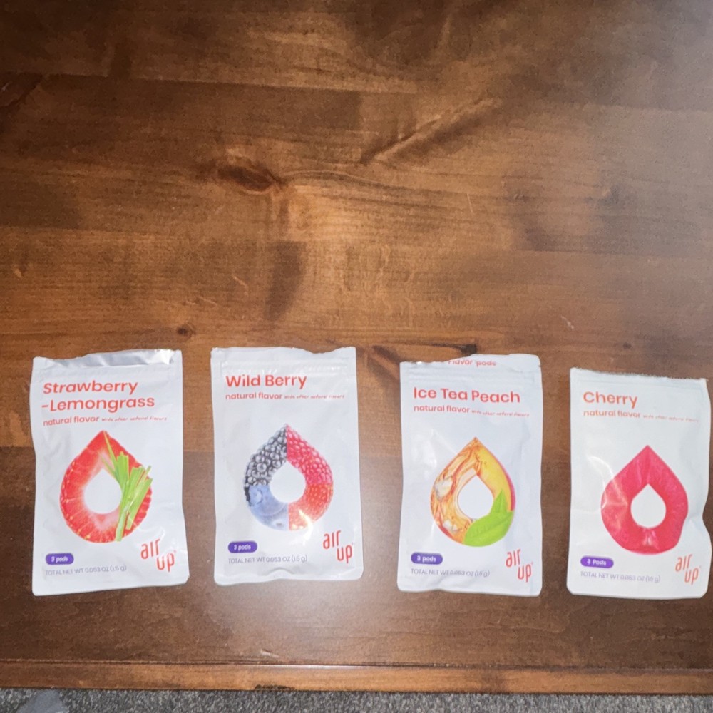 air up Flavor Pods Variety Pack Strawberry Wild Berry Peach Cherry 0.053oz