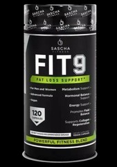 Fit 9 by Sascha Fitness fat loss support ORIGINAL FIT 9 FAT LOSS SUPPORT