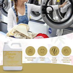 Luxury Scented Laundry Detergent 32oz with Keychain Bundle