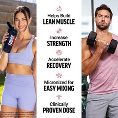Micronized Creatine Monohydrate Powder, 5g for Muscle Growth & Recovery, Unflavo