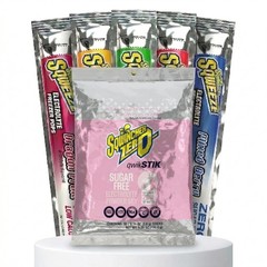 Sqwincher Bundle: (50) Strawberry Lemonade Zero Qwik Stiks (20oz Yield) &…