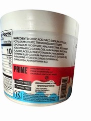 Prime Rapid Rehydration Electrolyte Powder Ice Pop 9.9oz 48 Servings Exp 2/28