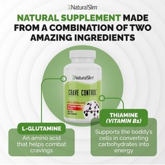 NaturalSlim Crave Control – Sugar Craving & Appetite Suppressant Supplement