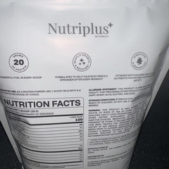 Whey Protein Cinnamon Toast Swirl Nutriplus