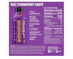 BODYARMOR Sports Drink Tropical Passionfruit Electrolytes 16 fl oz pack 12