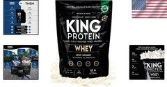 KING Protein Clean Whey Isolate Powder 1.98 Pound (Pack of 1)