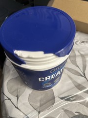 Orgain Creatine Monohydrate Powder Unflavored 23OZ 135 Servings Crack Top-SEALED