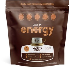 Perk Energy Drink Mix (Variety Pack) 10 Stick Packs – Healthy Coffee Alternative