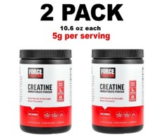 Force Factor, 2 PACK, Creatine Monohydrate Powder, Unflavored, 10.6 oz (300 g)
