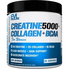 Evlution Nutrition Creatine 5000 + Collagen + BCAA – for Women – 30 Servings