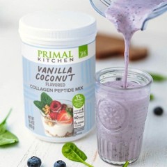 1/27 Primal Kitchen Vanilla Collagen Fuel® Drink Mix, Vanilla Coconut Collagen P