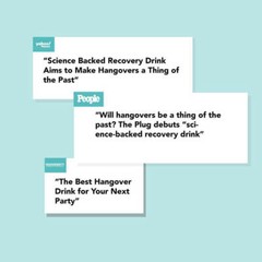 The Plug Hydration, Detox, Hangover Cure, Electrolyte Drink (6-Pack)