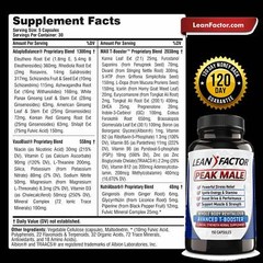 Peak Male Professional Strength Testosterone Booster – Money Back Guarantee