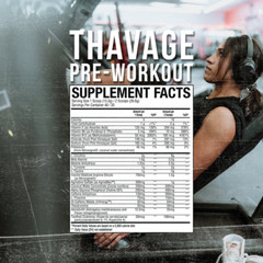 GET RAW NUTRITION CBUM SERIES THAVAGE PRE-WORKOUT Power Strength Energy 40 Srv