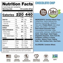 Lenny & Larry’s The Complete Cookie Chocolate Chip 4 oz 12 Pack Each (Pack of 3)