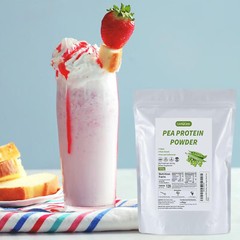 1.1 Lb Organic Pea Protein Powder – Unflavored Protein Powder Mixed in Shake US