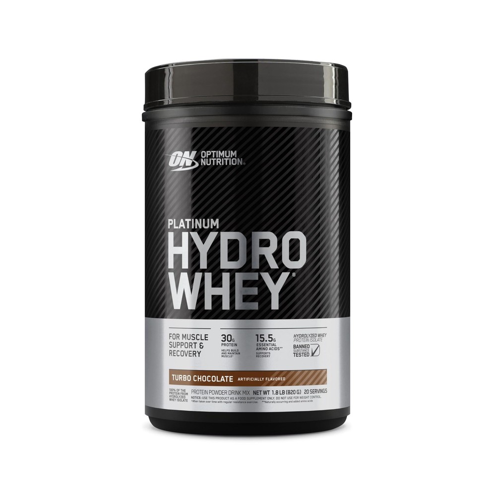 Optimum Nutrition Platinum Hydro Whey Turbo Chocolate 1.75lb Protein – FAST SHIP