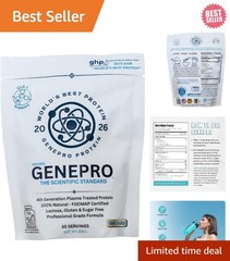 GENEPRO GEN. 3 Unflavored Protein Powder – (3rd Generation, 30 Servings)